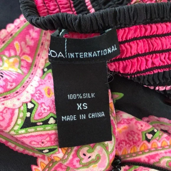 Vintage Y2K Victoria’s Secret Moda International Strapless Silk Tube Top, XS - Picture 8 of 16